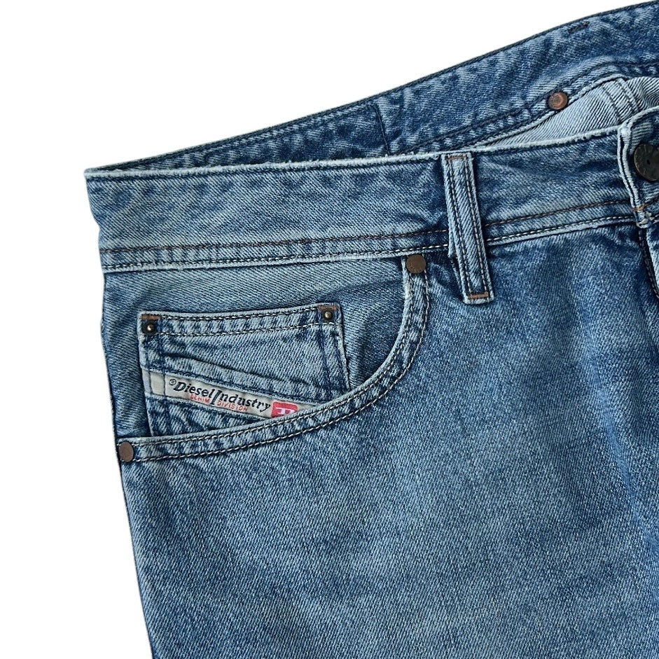 Diesel Industry Denim Division Mid-Wash Jeans