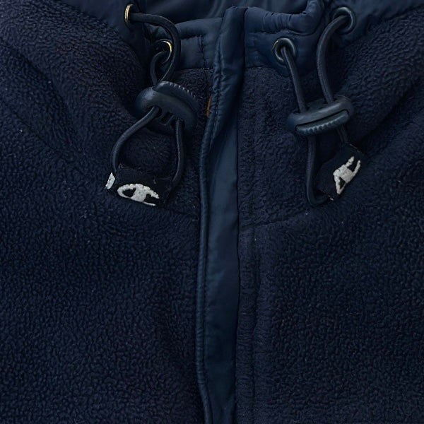 Champion Embroidery Logo Navy adjustable Fleece full zip Jacket