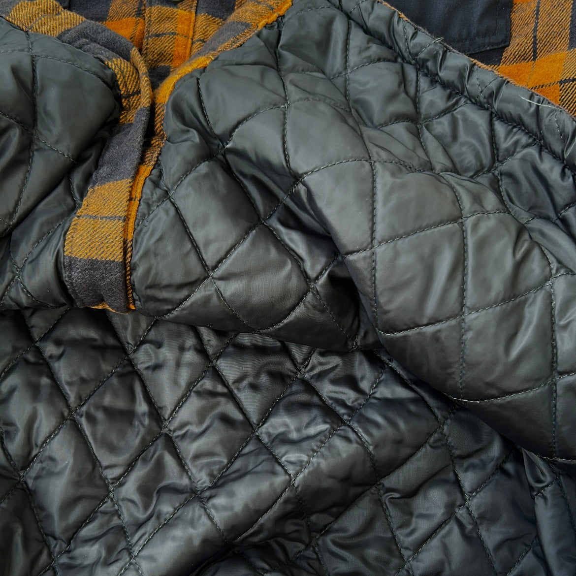 Vintage Mountain Warehouse lined quilted Over shirt