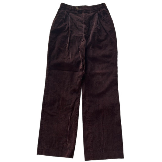 Pleated Corduroy Pants