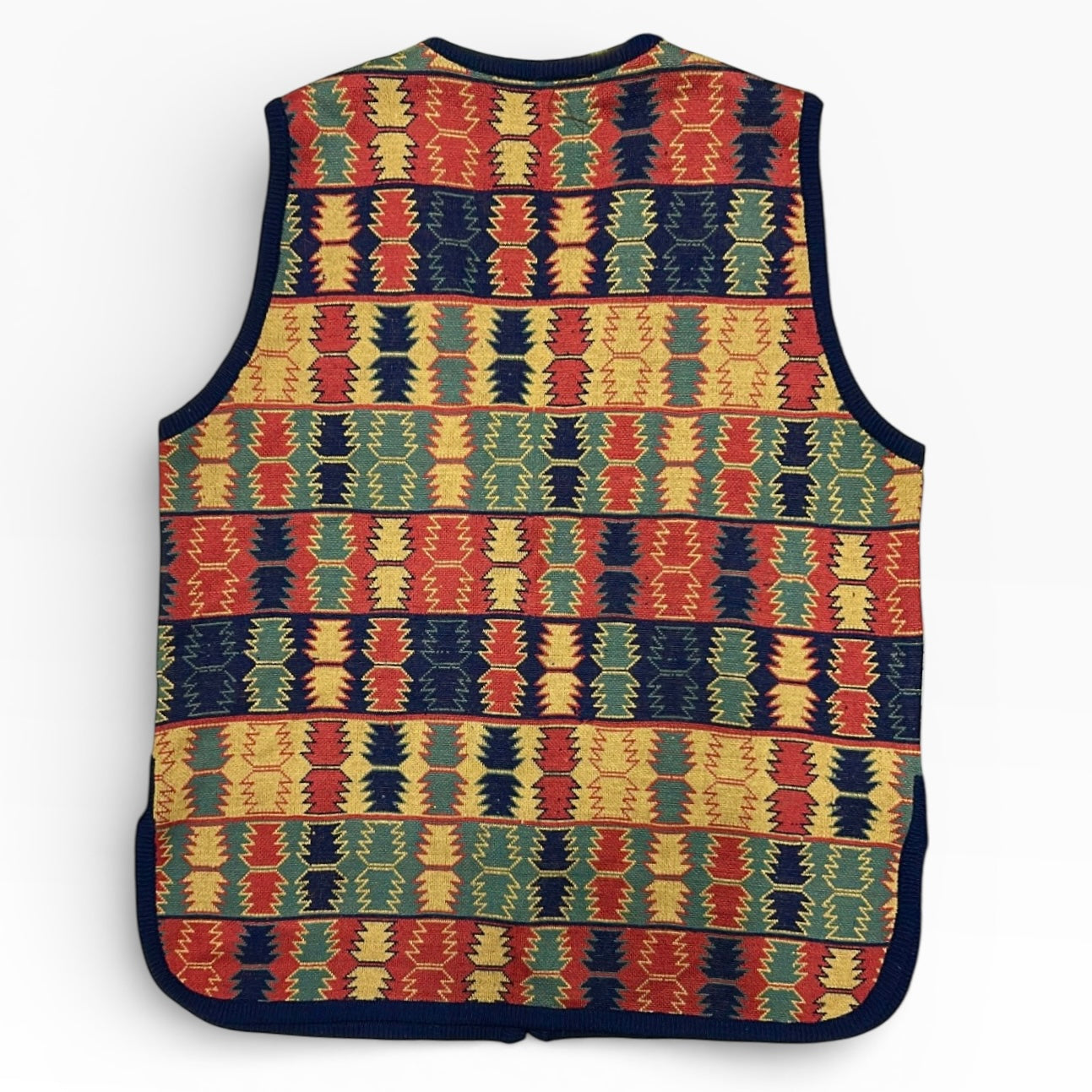 Japan style full button vest cardigan