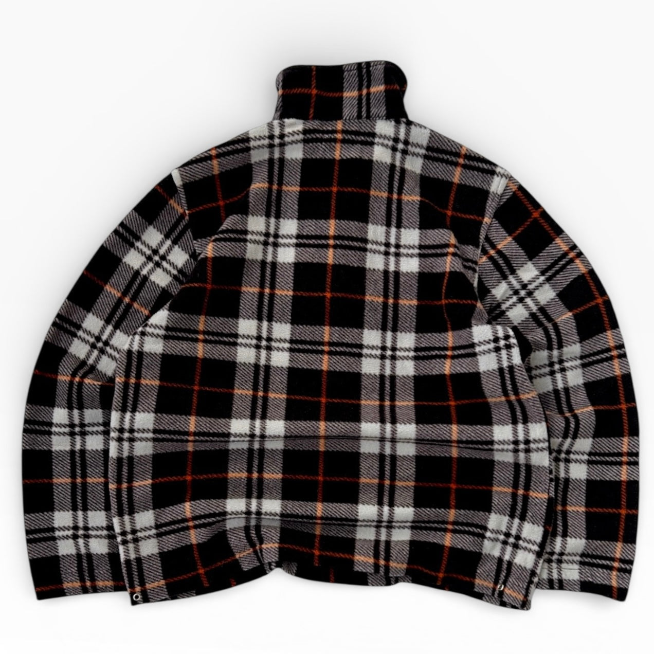 Derkos Vintage 1/4 Zip Brown x Orange Fleece