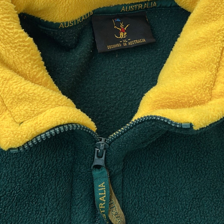 Australia 1/4 Zip Colourblock Fleece