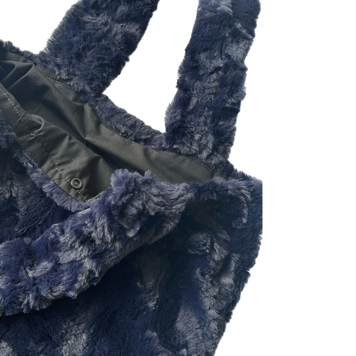 Reworked / Handmade Fuzzy Tote Bag