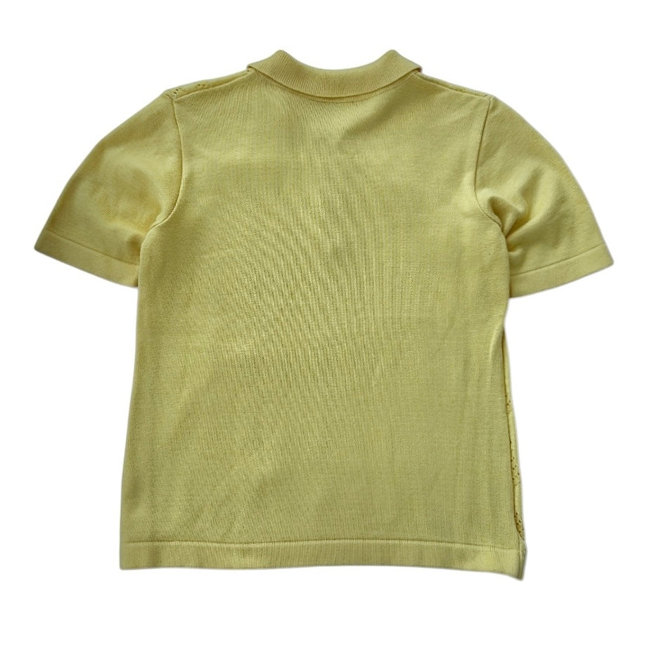 Knit 1/4 Zip Bright Tshirt