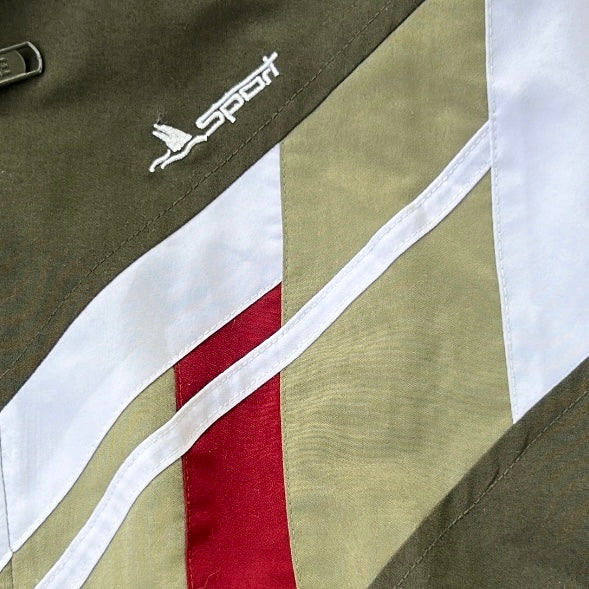Multicoloured Windbreaker Full Zip Jacket