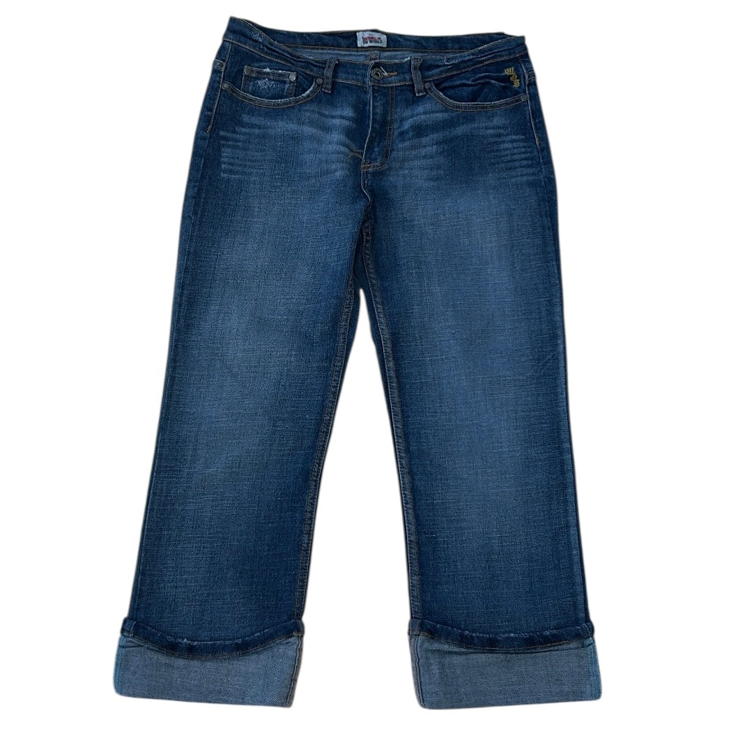 00s Capri Back Pockets Design Jeans