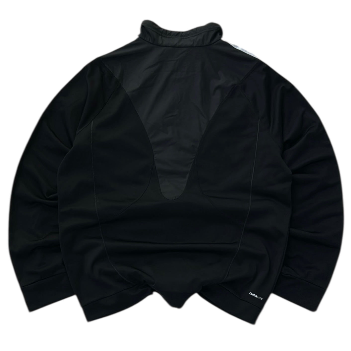 Adidas Three Stripe Black x White Track Full Zip Jacket