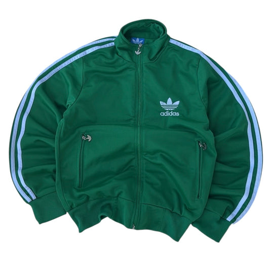 Vintage Adidas Originals Track Jacket – Green (Waist length)