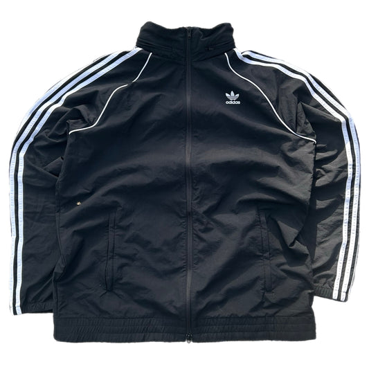 Adidas Track Jacket (Hidden Hoodie)- Large (Man’s)