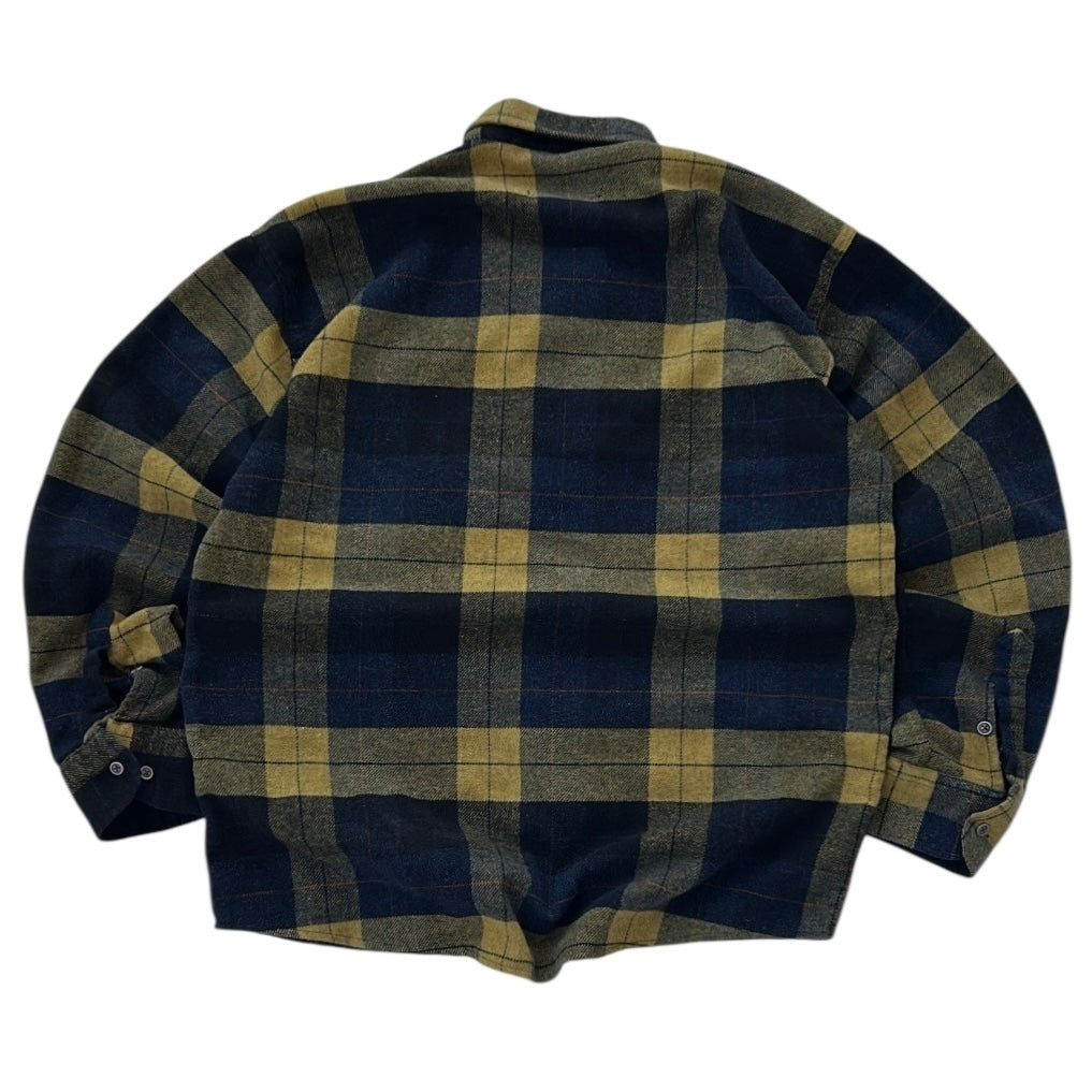 Vintage Black & Yellow Fabio Cassani Flannel OverShirt