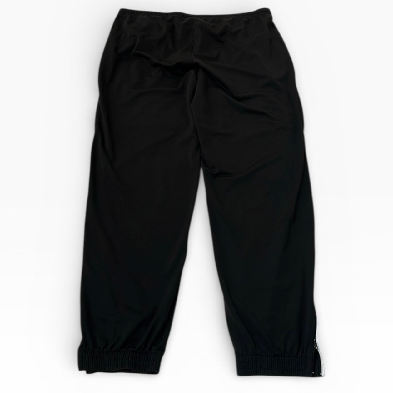 Puma white lining black adjustable track pants