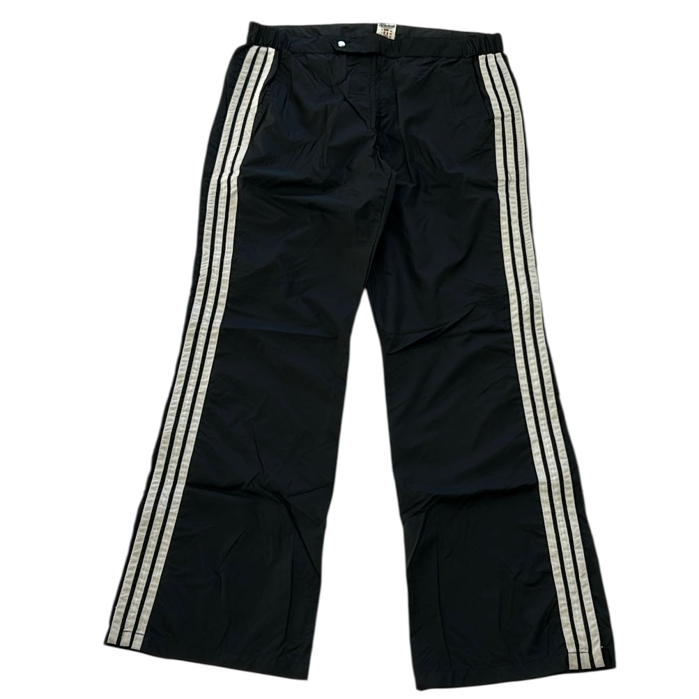 ADIDAS Nylon Wide-Leg Pants (Zip + Button)