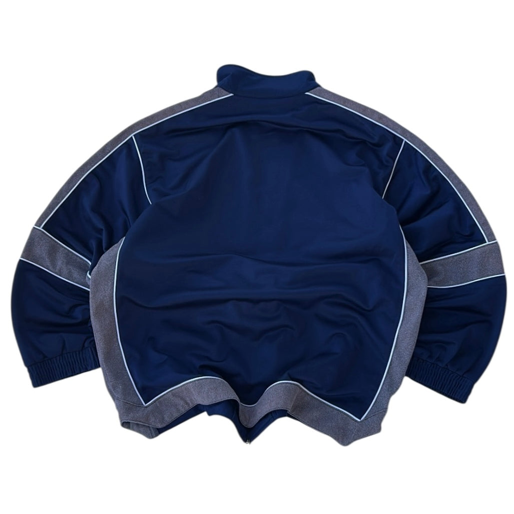 Vintage Reebok Navy Track Jacket With Embroidered Logo
