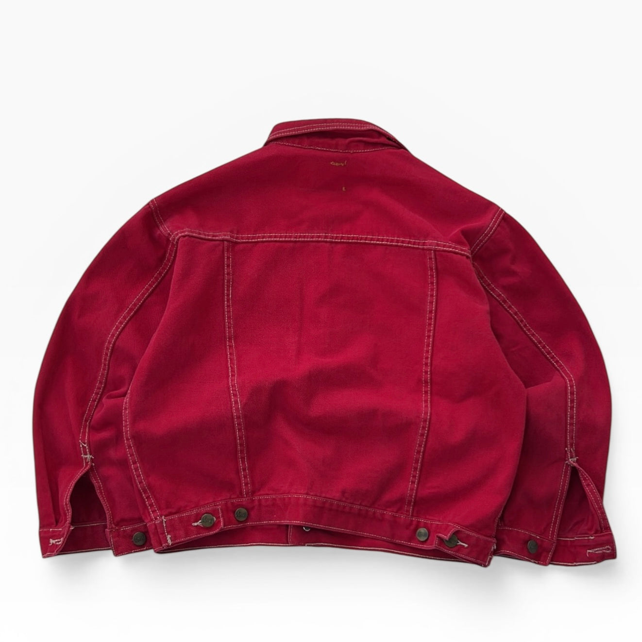 Anvil Hot red denim jacket