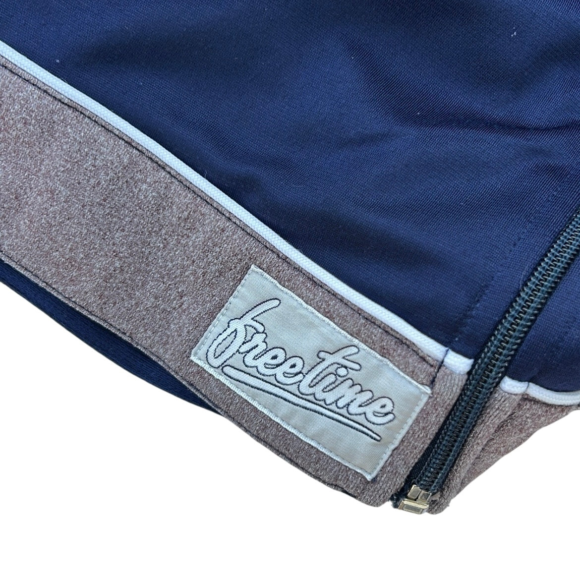 Vintage Reebok Navy Track Jacket With Embroidered Logo