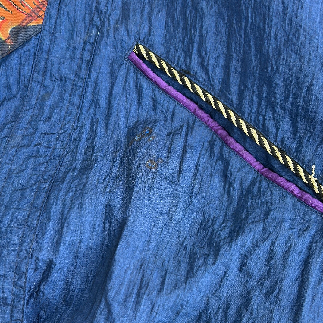 Colourful x Navy Vintage Sherling Hoodie Full Zip Jacket