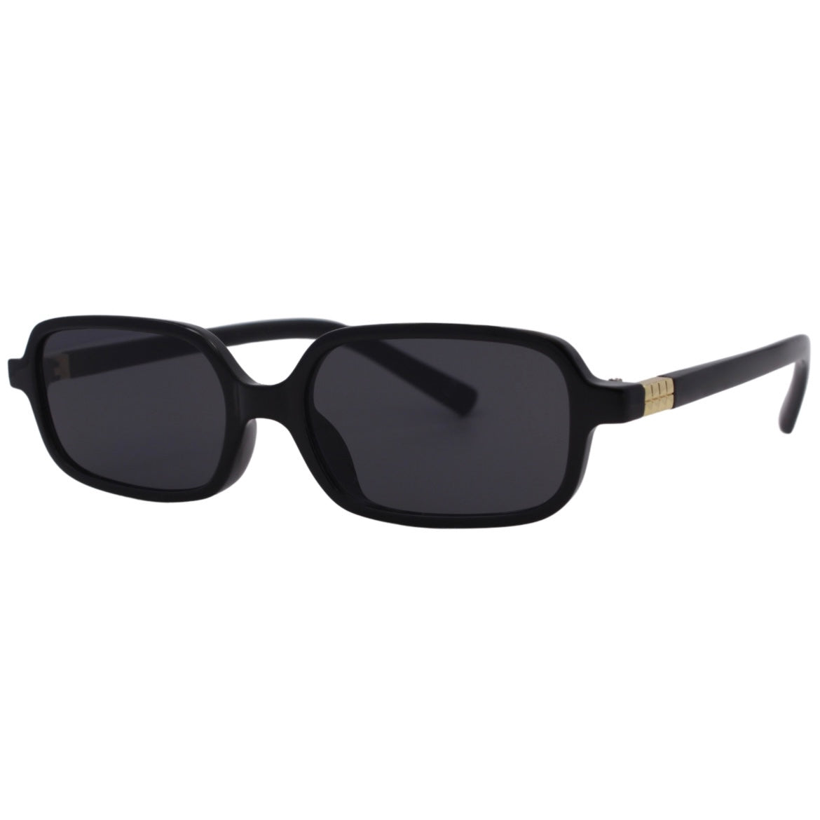 The Drew – Square Black Retro Sunglasses