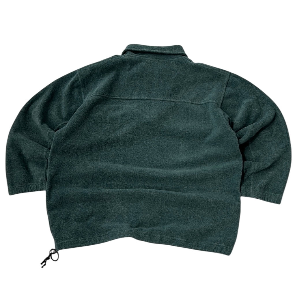 “Hotstuff” 90s Vintage Green 1/4 Zip Adjustable Fleece
