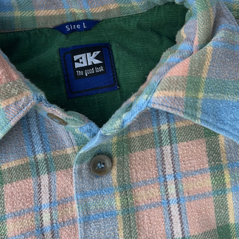 Vintage Colourful 3K “The good look)  Flannel OverShirt