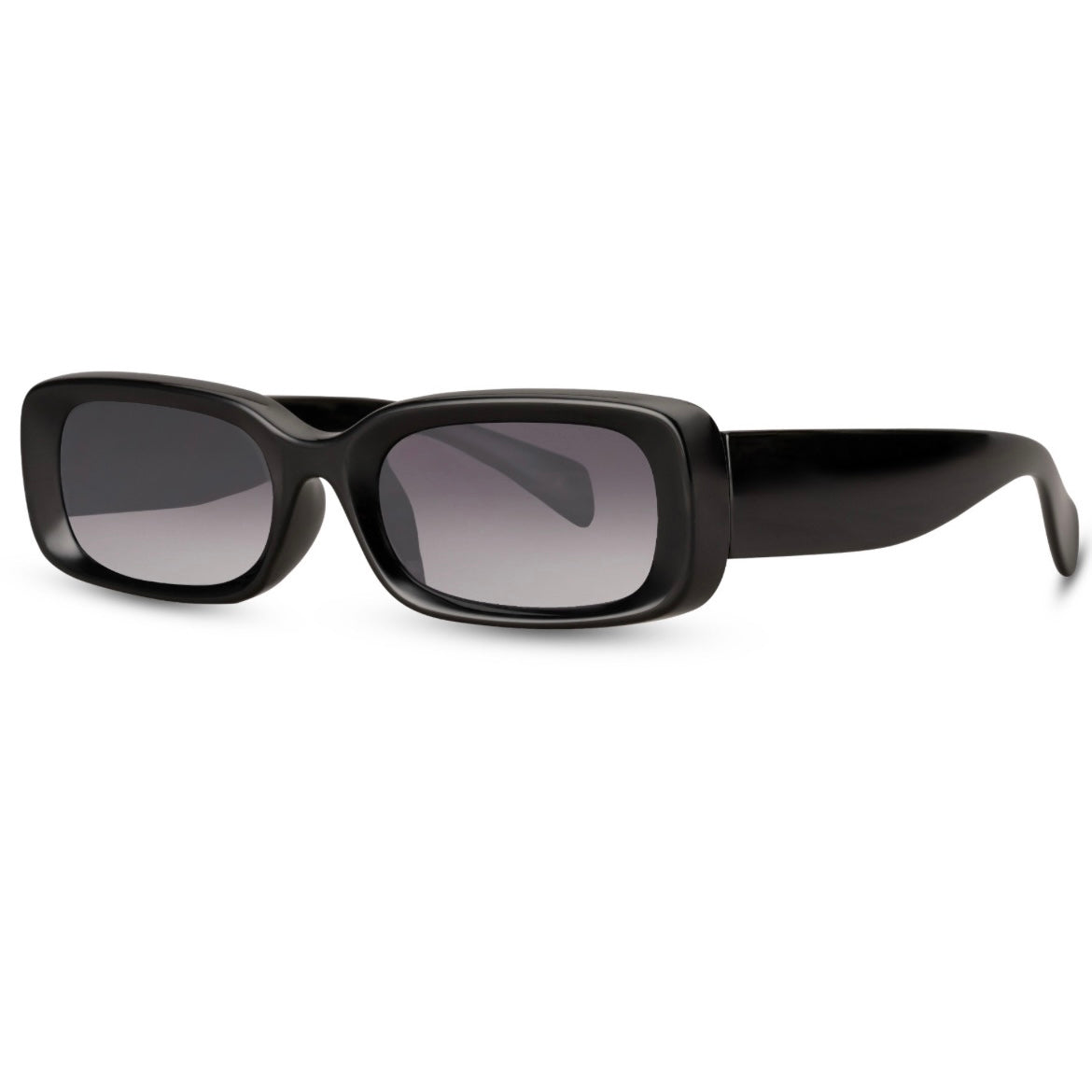 The Berlin – Bold Black Rectangle Shades