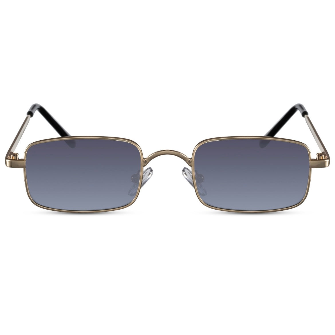The Drew – Square Blue x Metallic Retro Sunglasses