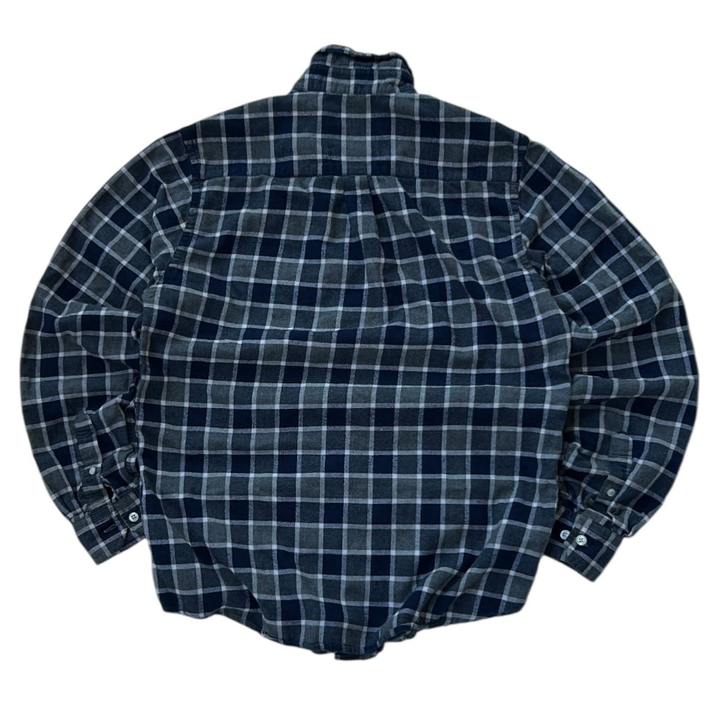 Vintage Charles Wilson Blue & Grey Flannel OverShirt
