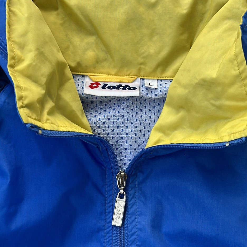 90s Lotto Multicoloured Windbreaker Adjustable Jacket