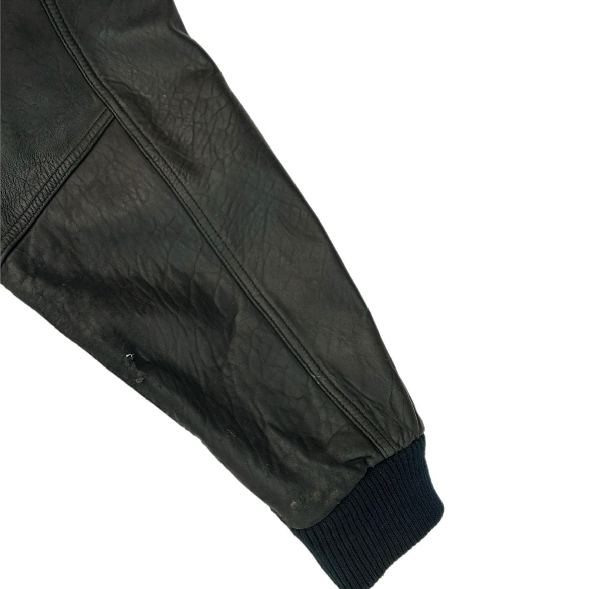 Faw Leather Bomber Jacket
