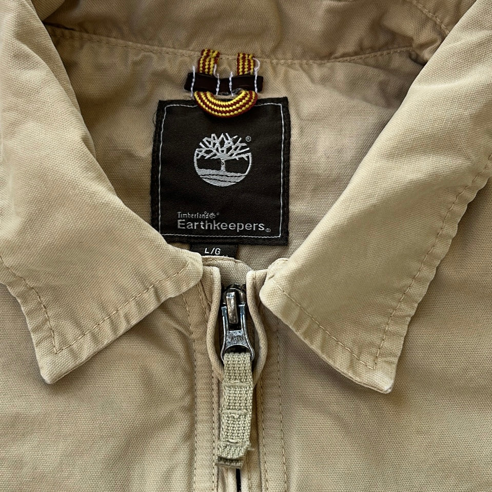 Timberland Beige Outdoor Full Zip Jacket