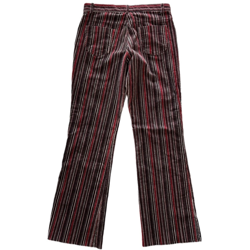 Stripped Corduroy Pants
