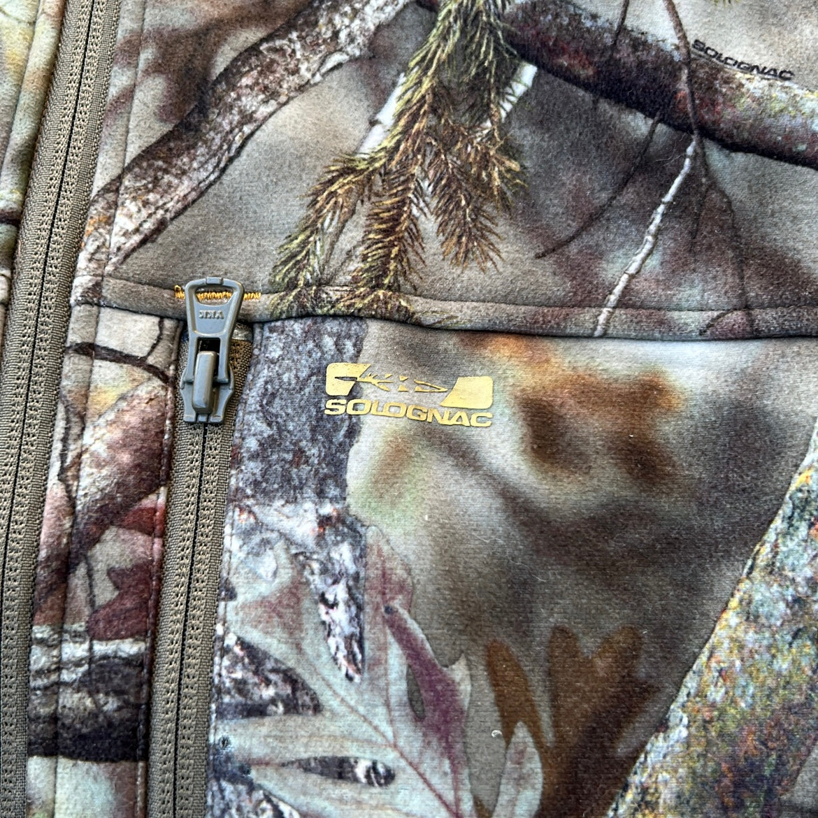 Camo Solognac Full Zip Fleece Jacket
