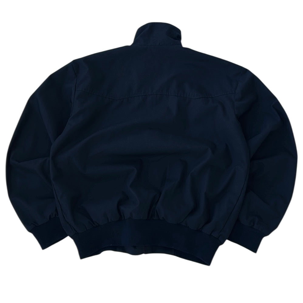 Classic Black Harrington Jacket with Tartan Lining