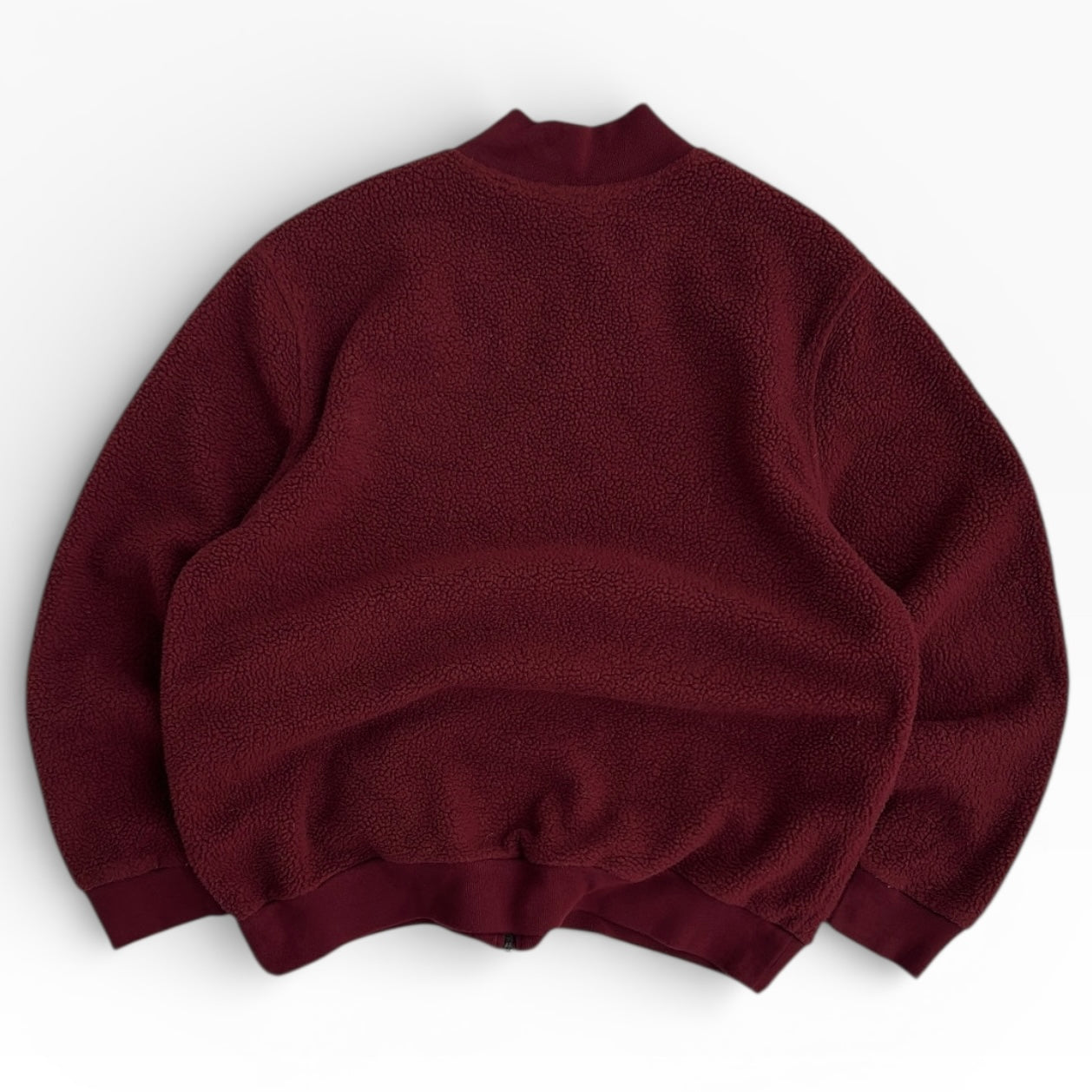 Champion Varsity style fuzzy Full Zip Fleece Jacket