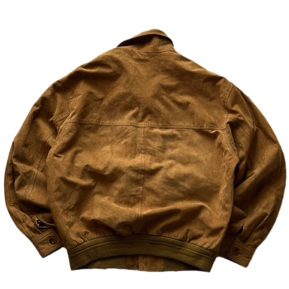 Suede Bomber Fit Jacket
