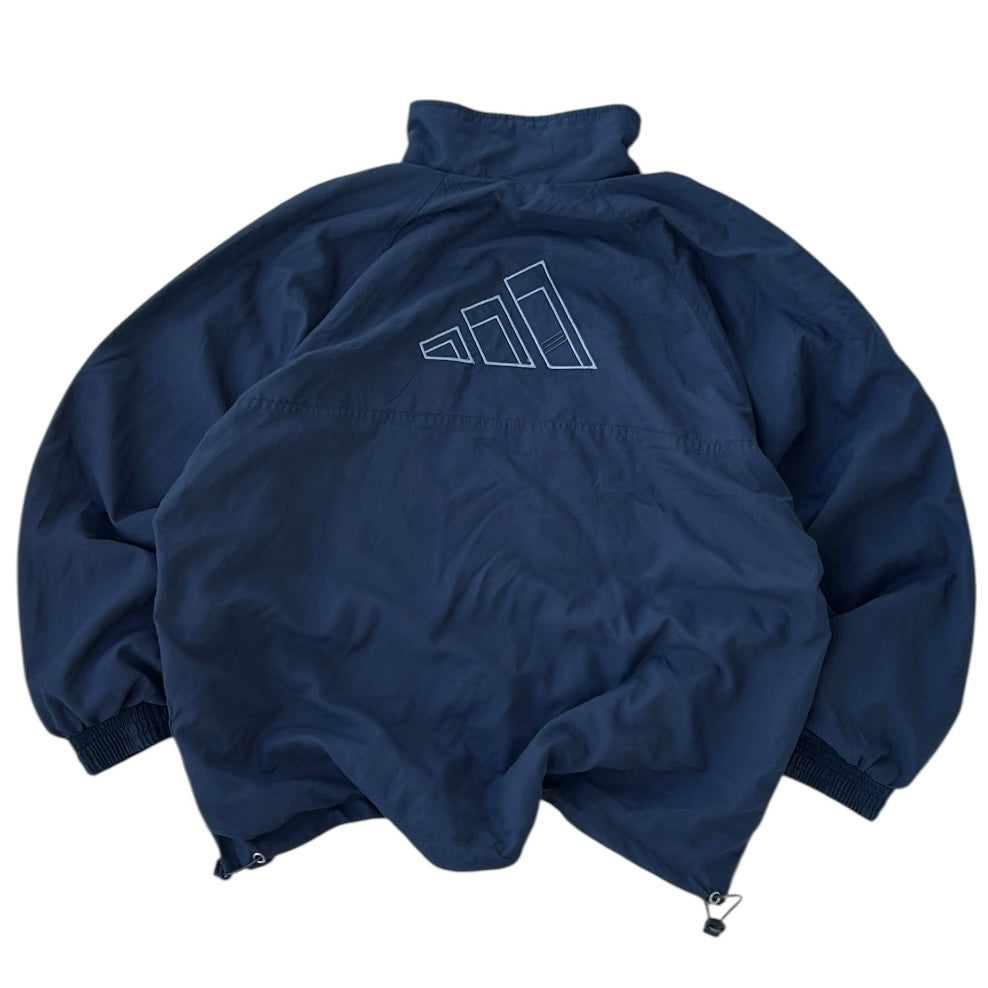 Vintage Adidas Track Jacket Gray – 90s Windbreaker