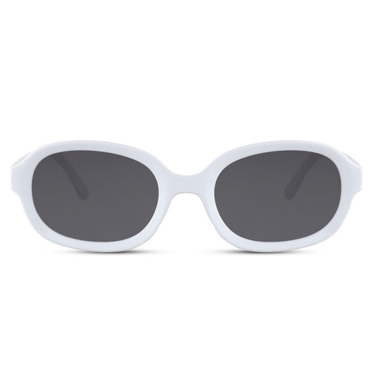 Retro Oval White line Shades