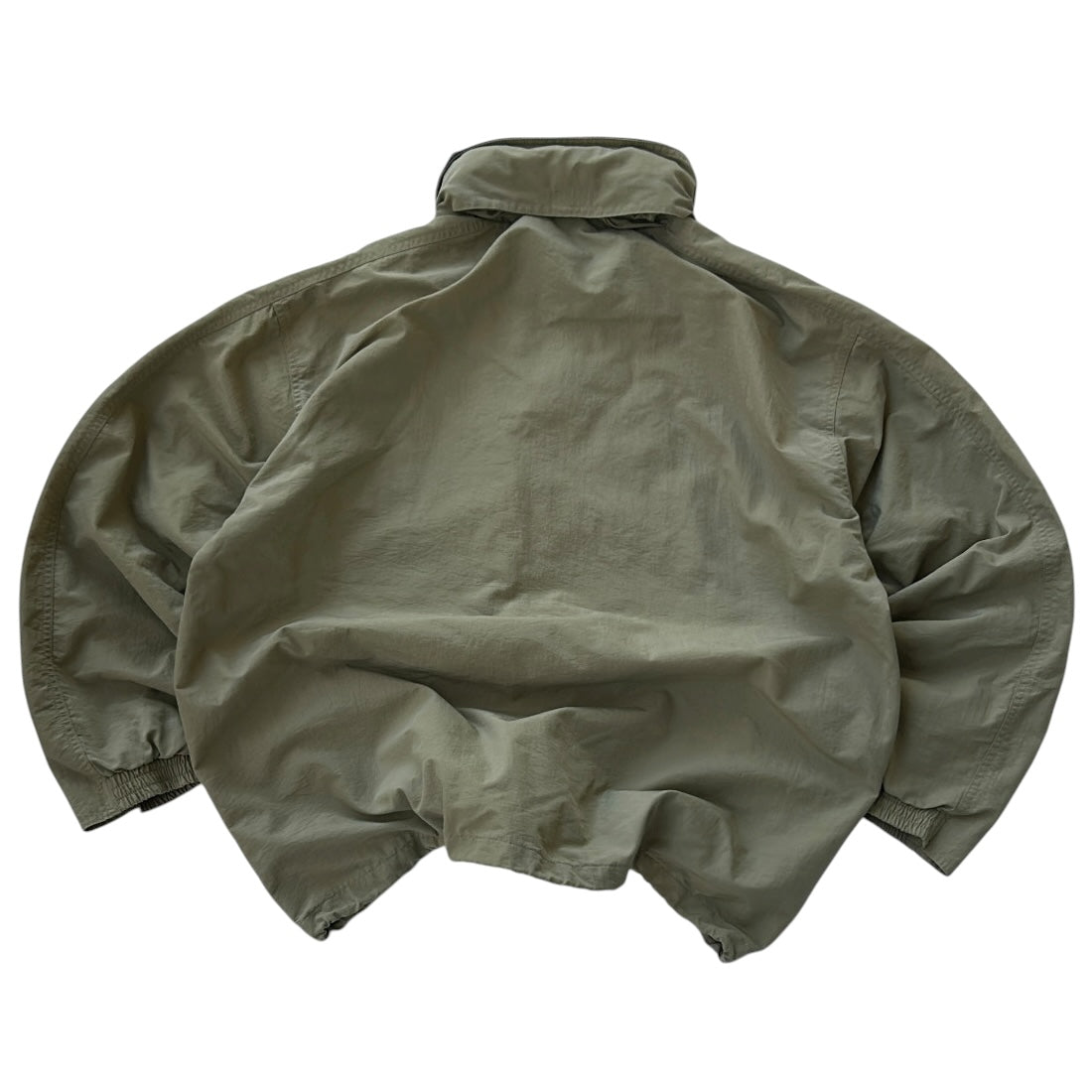 Diadora Beige Track Jacket With Hidden Hoodie And embroidered Logo