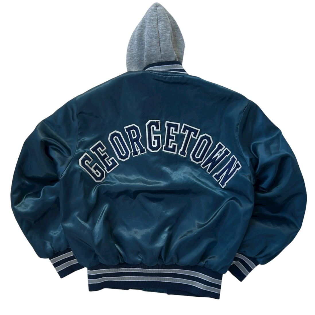 Georgetown Hoyas Varsity Style Full zip Jacket with hoodie