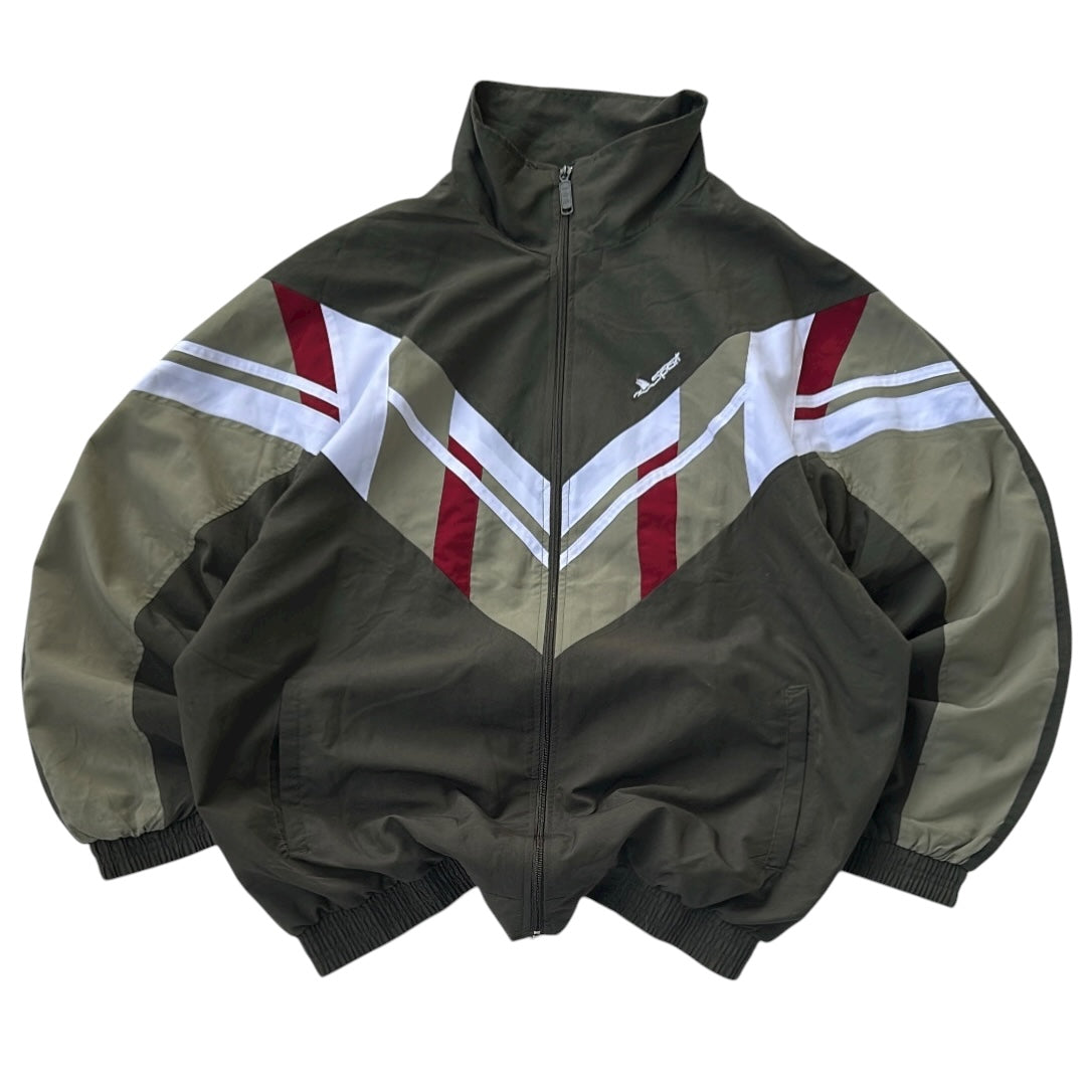 Multicoloured Windbreaker Full Zip Jacket