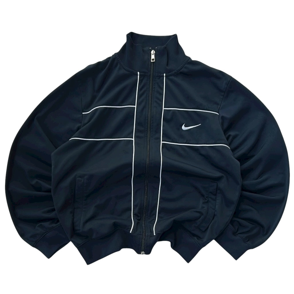 Nike Navy Embroidered Logo Track Jacket