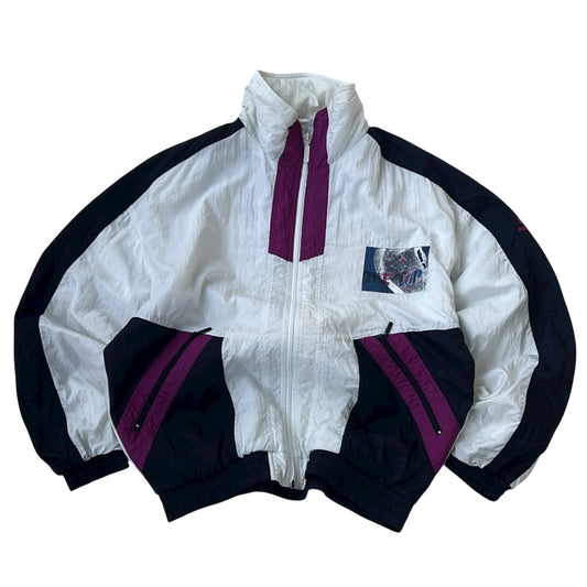 Vintage Puma Multicoloured Shell Full Zip Jacket