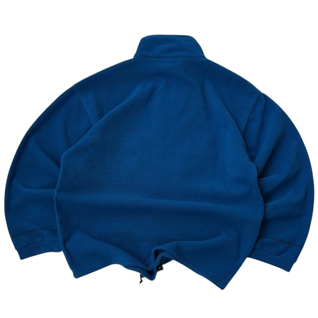 Graphic Blue 1/4 Zip Fleece