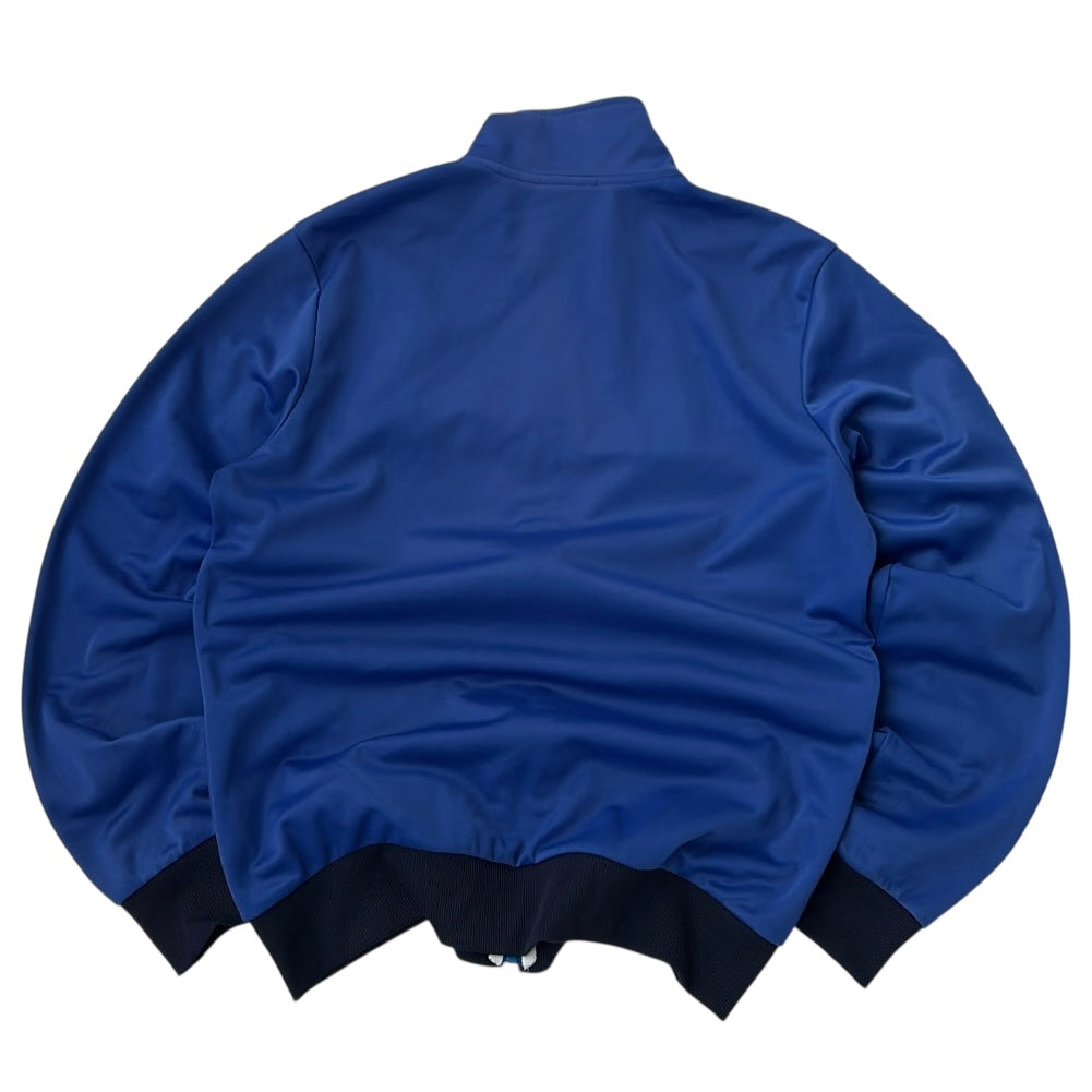 Diadora Vintage Stripped Blue x White Full Zip Track Jacket