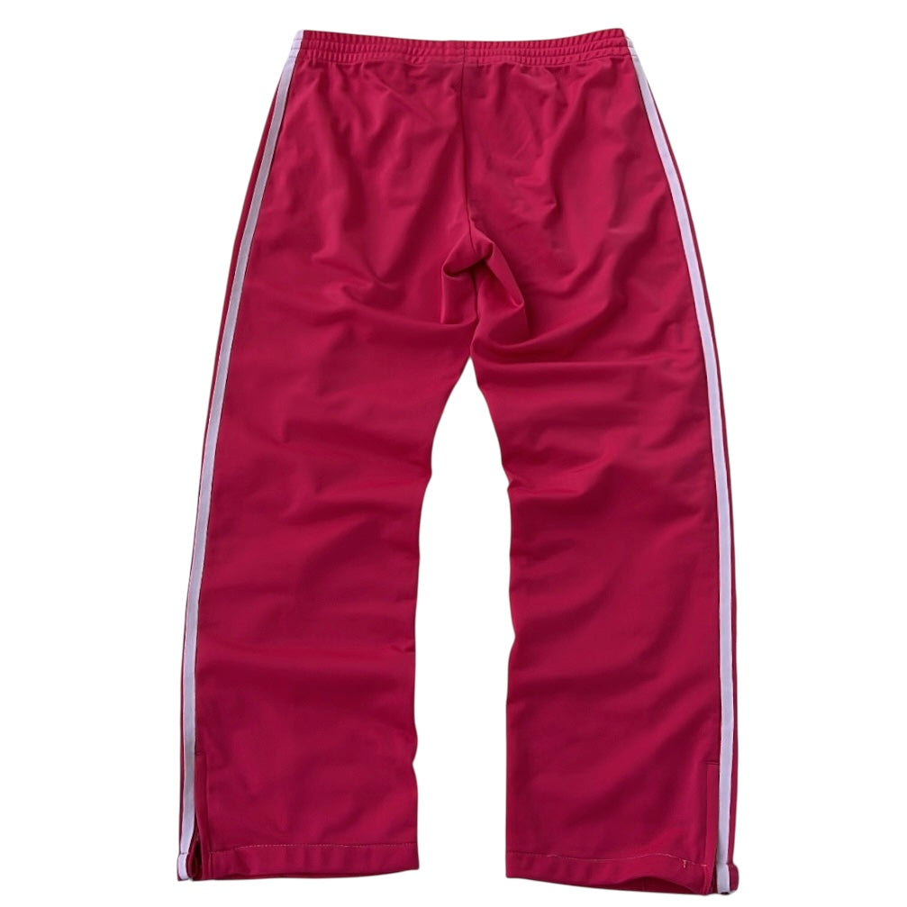 Adidas Pink Three Stripe Adjustable Track Pants