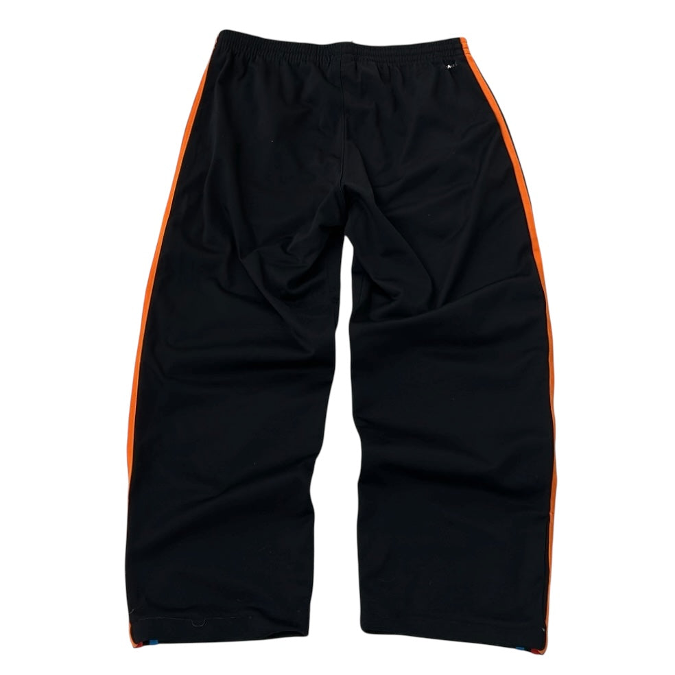 Adidas Three Stripe Black Adjustable Track Pants