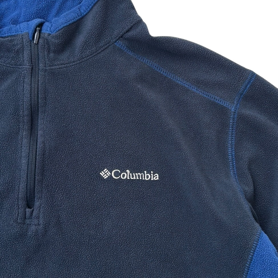 Columbia 1/4 Zip Navy x Blue Fleece