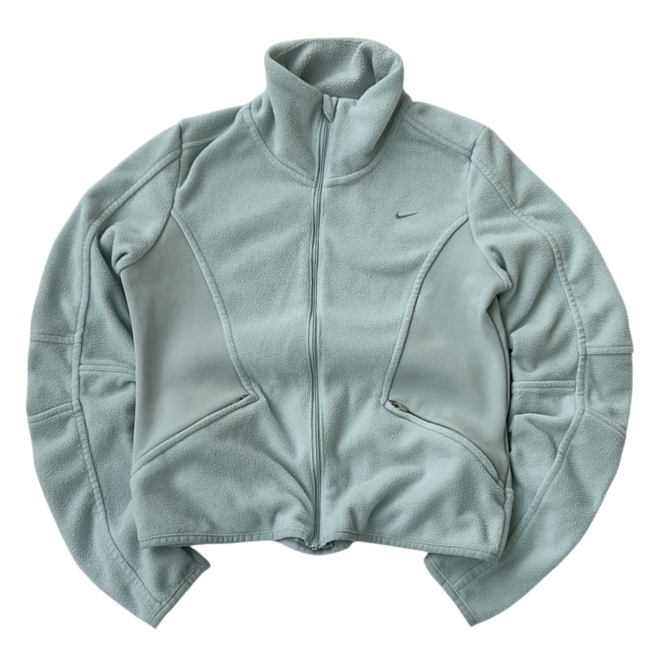 Nike Baby Blue Embroidery Logo Fleece Full Zip Jacket