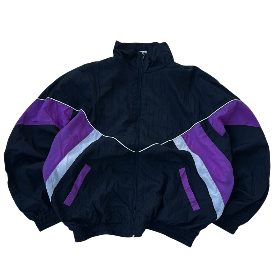 90s Multicoloured Full Zip Shell  Jacket