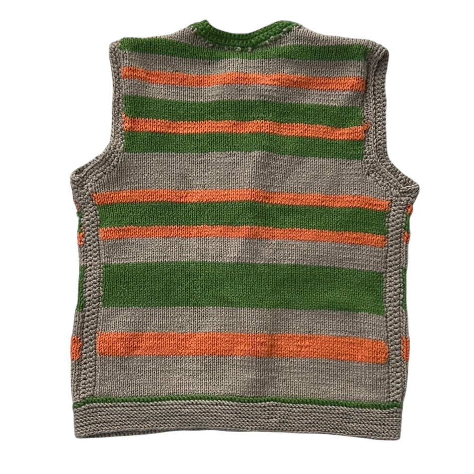 Knitted Button Up Vest Top